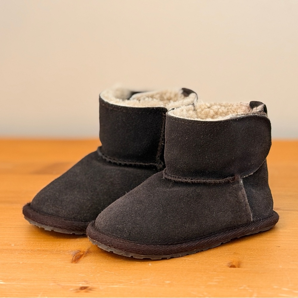 Emu Dark Brown Toddler Boots